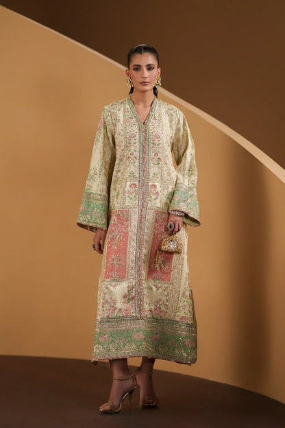 Ethnc - Matcha Kaftan Kameez set