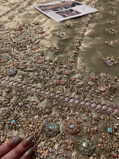 Haris shakeel Mesuri Hand Embellished