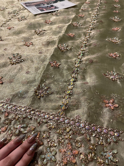 Haris shakeel Mesuri Hand Embellished