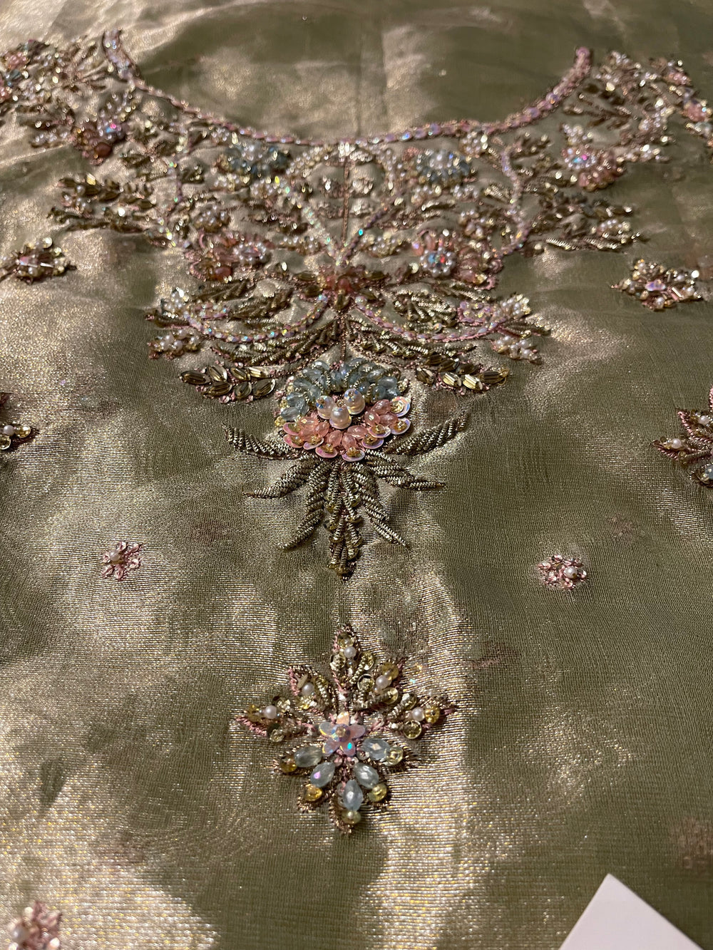 Haris shakeel Mesuri Hand Embellished & Embroidered 3 Piece Dress - J0402