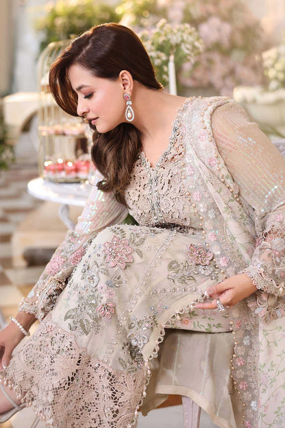MARIA B Embroidered Chiffon