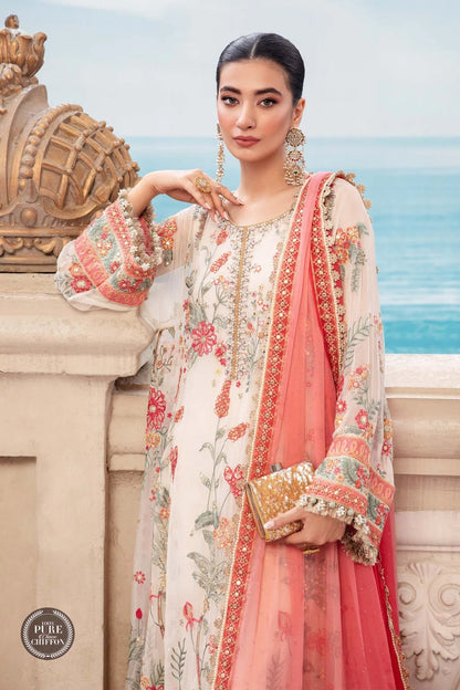 CHIFFON | MPF - WHITE FLORAL