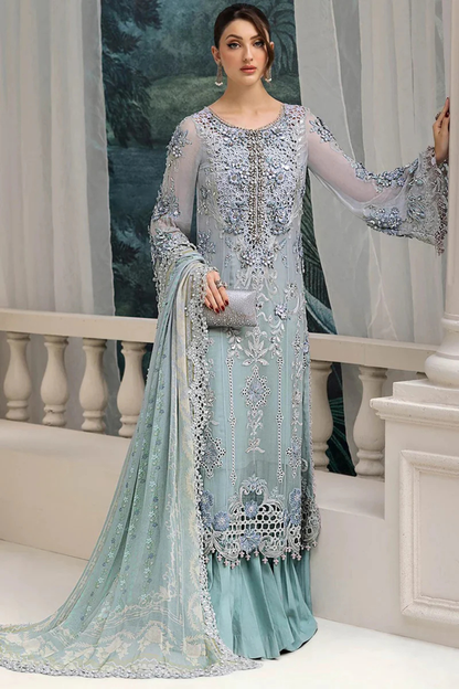 Maria B Chiffon - MPC 108 (Sky Blue)