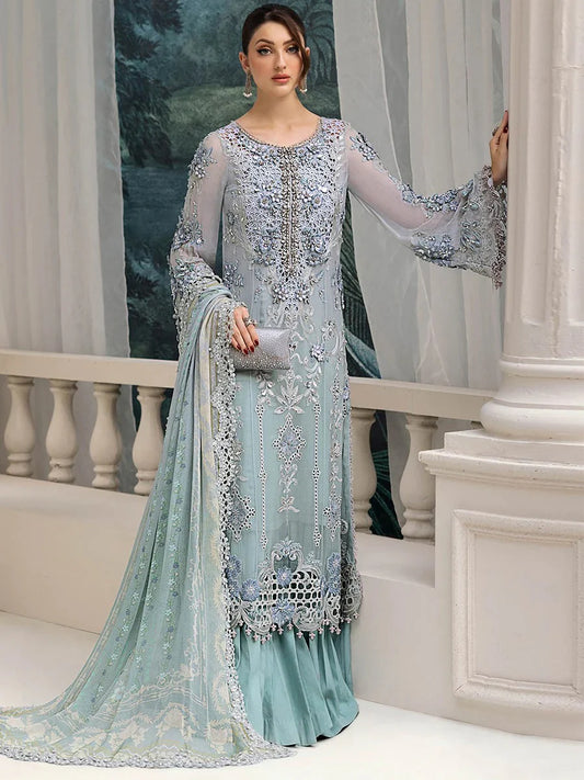 Maria B Chiffon - MPC 108 (Sky Blue)