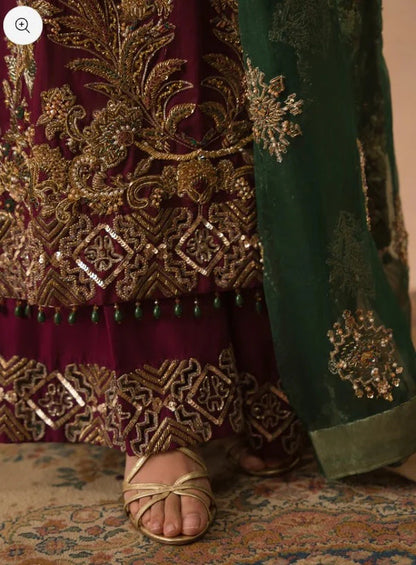 ABEERA USMAN-BURGUNDY DUSK